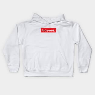 Introvert, Socially Awkward, Anti Social Kids Hoodie